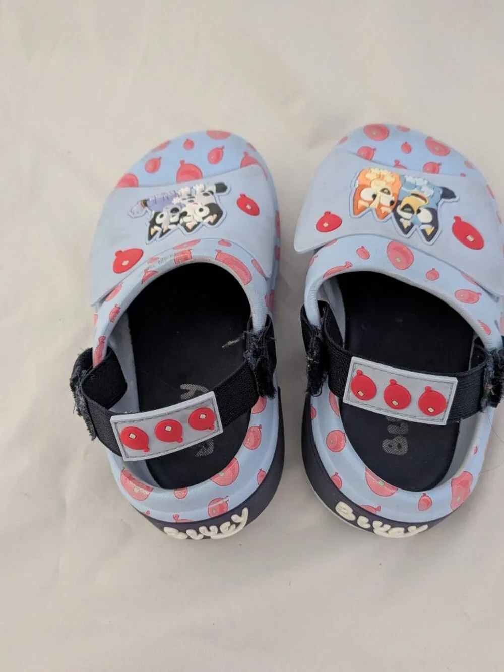 Ground Up Bluey Bingo Molded Toddler Slide-in Clogs Size 11